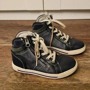 Nero Giardini junior High Top Sneakers Youth Boys 28 Italy Lace and zipper